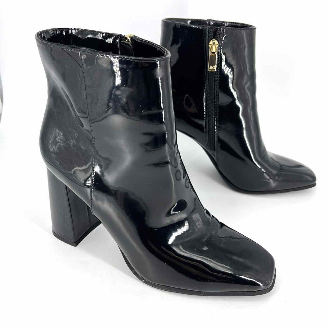 Shoe Size 9.5 Jennifer Lopez Black PATENT Boots
