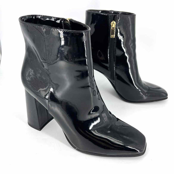 Shoe Size 9.5 Jennifer Lopez Black PATENT Boots