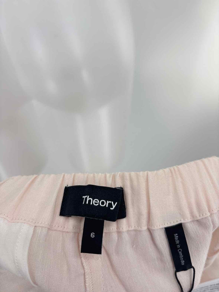 Size 6 THEORY Pink Pants