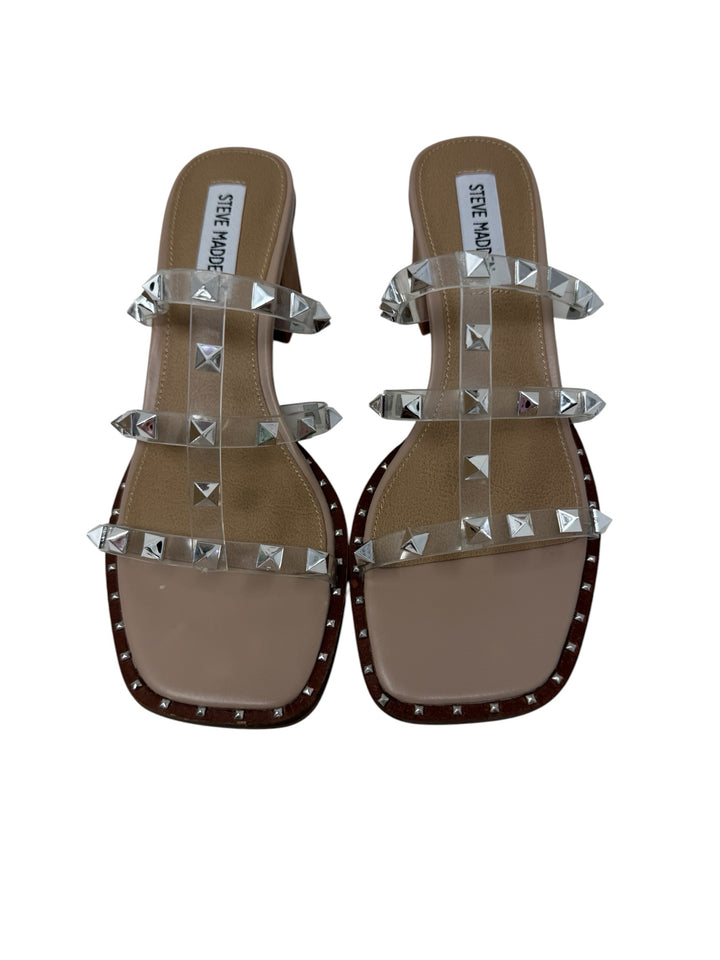 Shoe Size 6.5 Steve Madden Silver Sandals