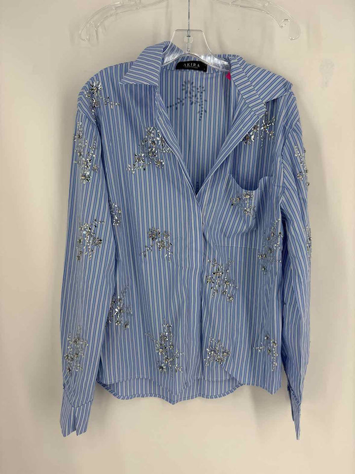 Size S AKIRA Blue Shirt