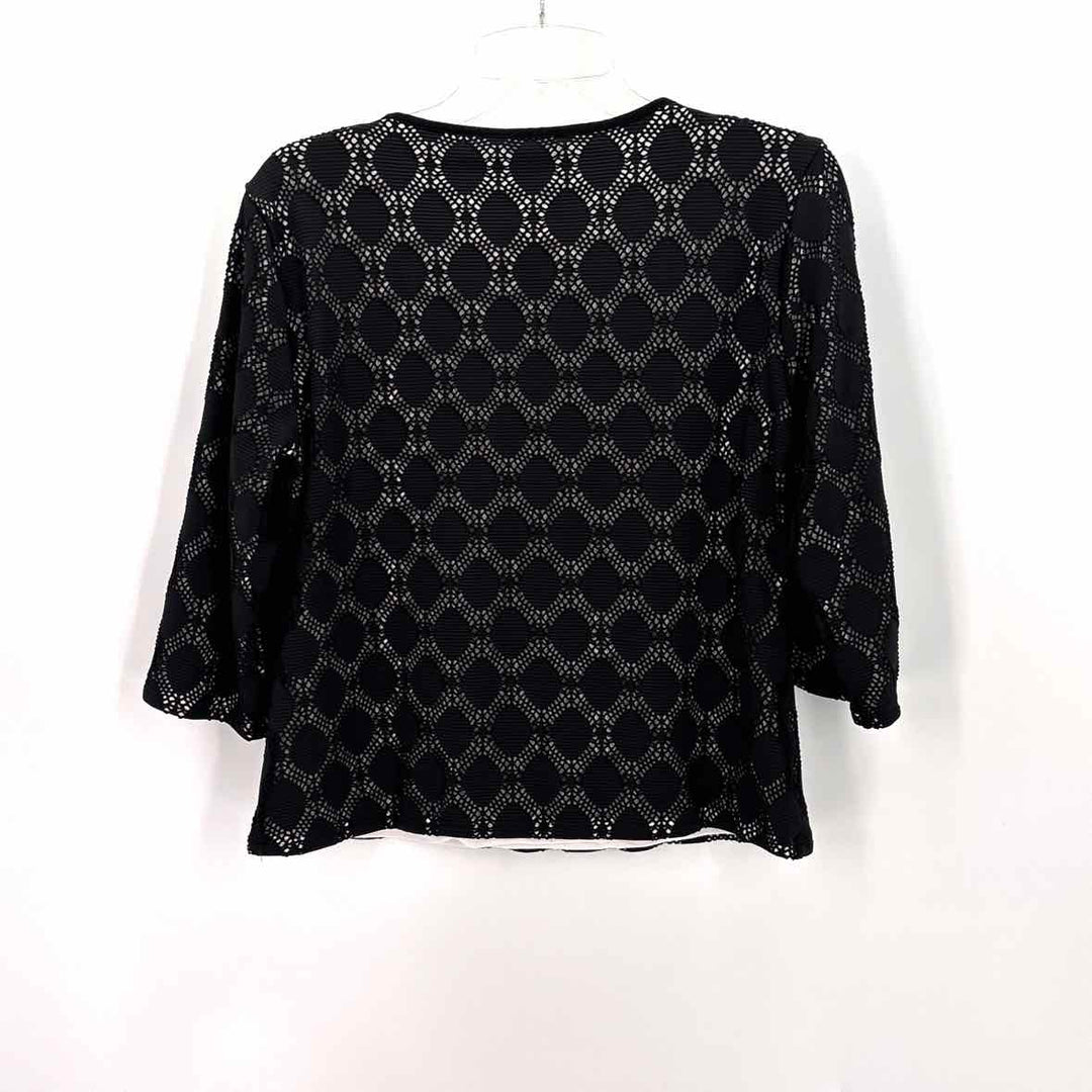 Size L Vince Camuto Black Shirt