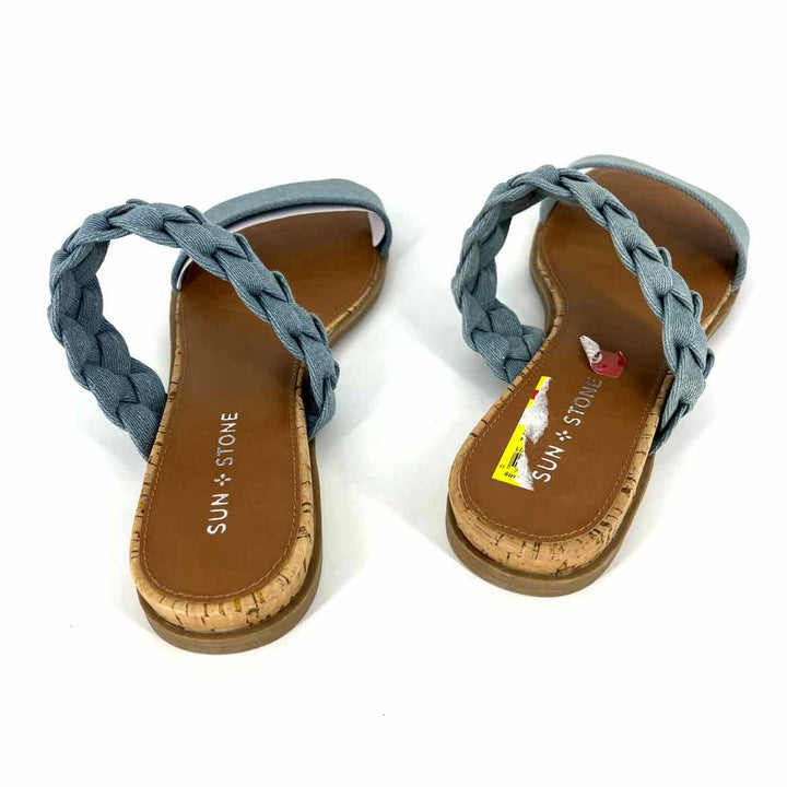 Shoe Size 9 Blue Denim Sandals