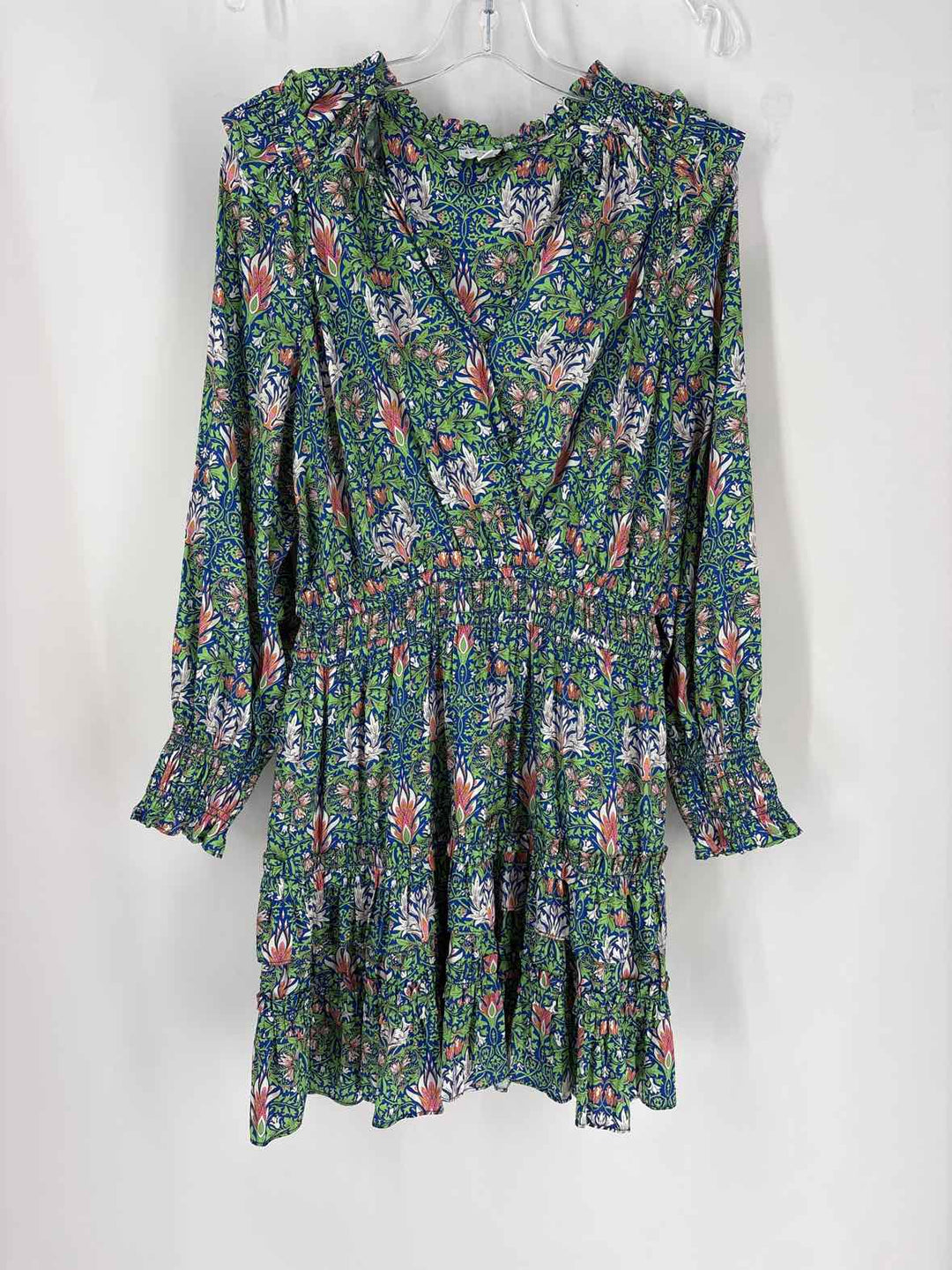 Size M CURRENT AIR Green Print Dress
