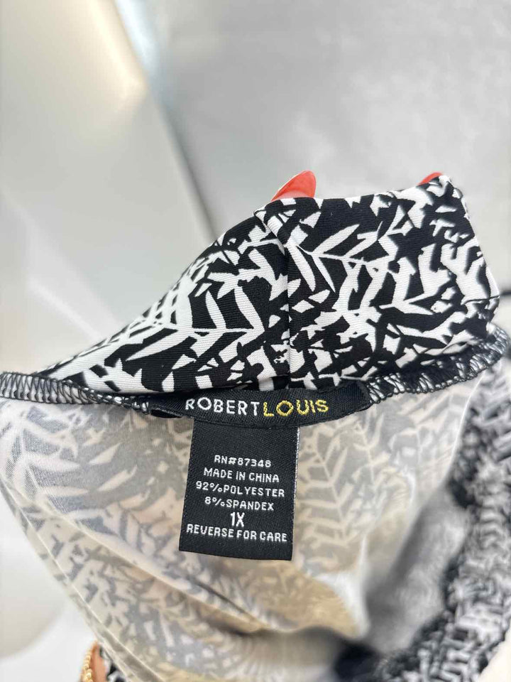 Size 1X Black/White Skirt