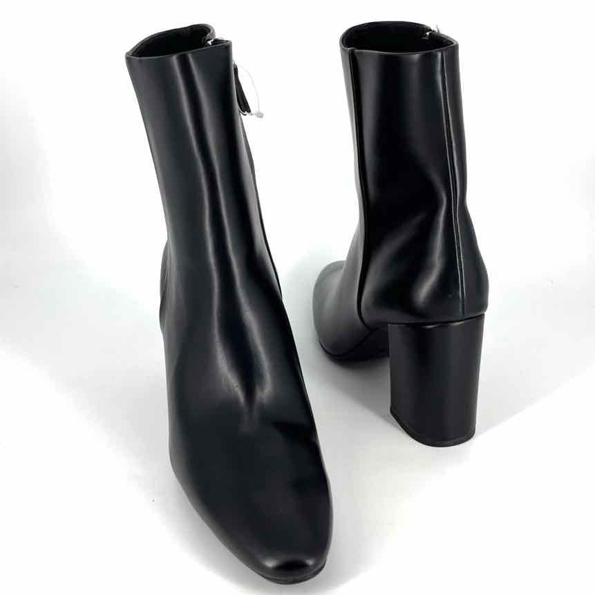 Shoe Size 39 H&M Black Faux Leather Boots