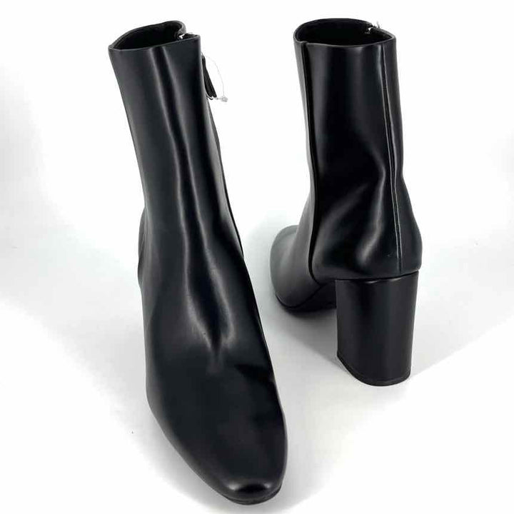 Shoe Size 39 H&M Black Faux Leather Boots