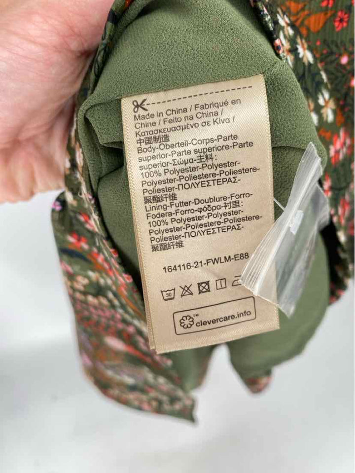 Size S SCOTCH & SODA Green Print Dress