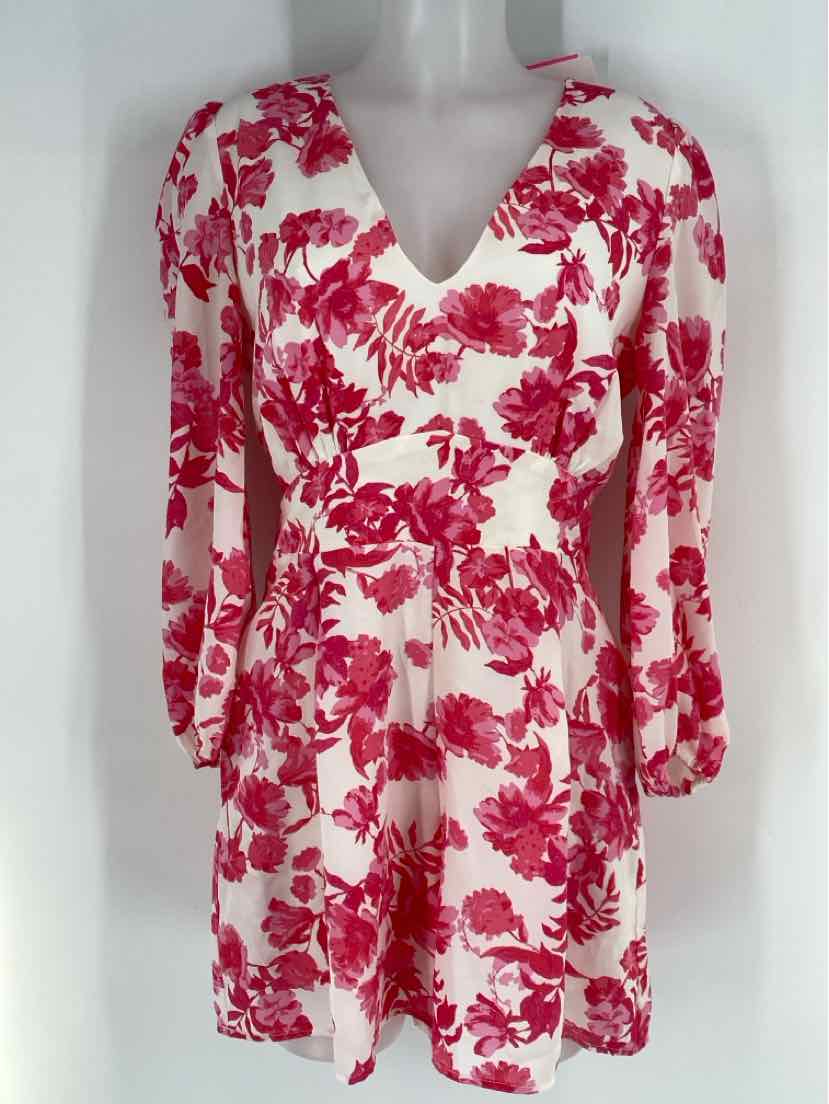 Size M SUGARLIPS PINK PRINT Dress