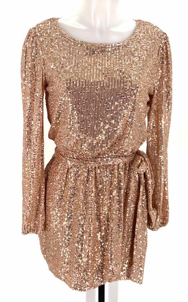 Size M Rose Gold Dress