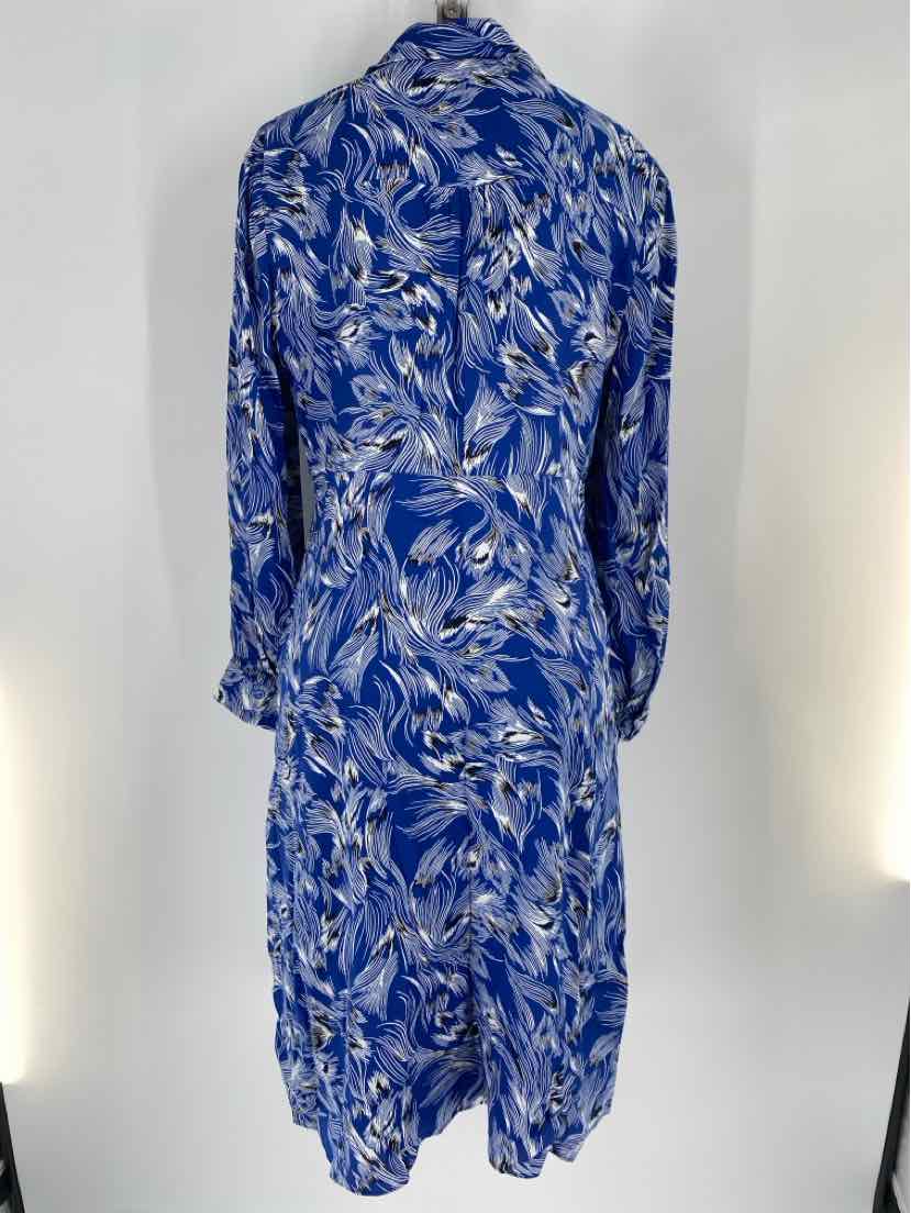 Size 8 HOBBS Blue Print Dress