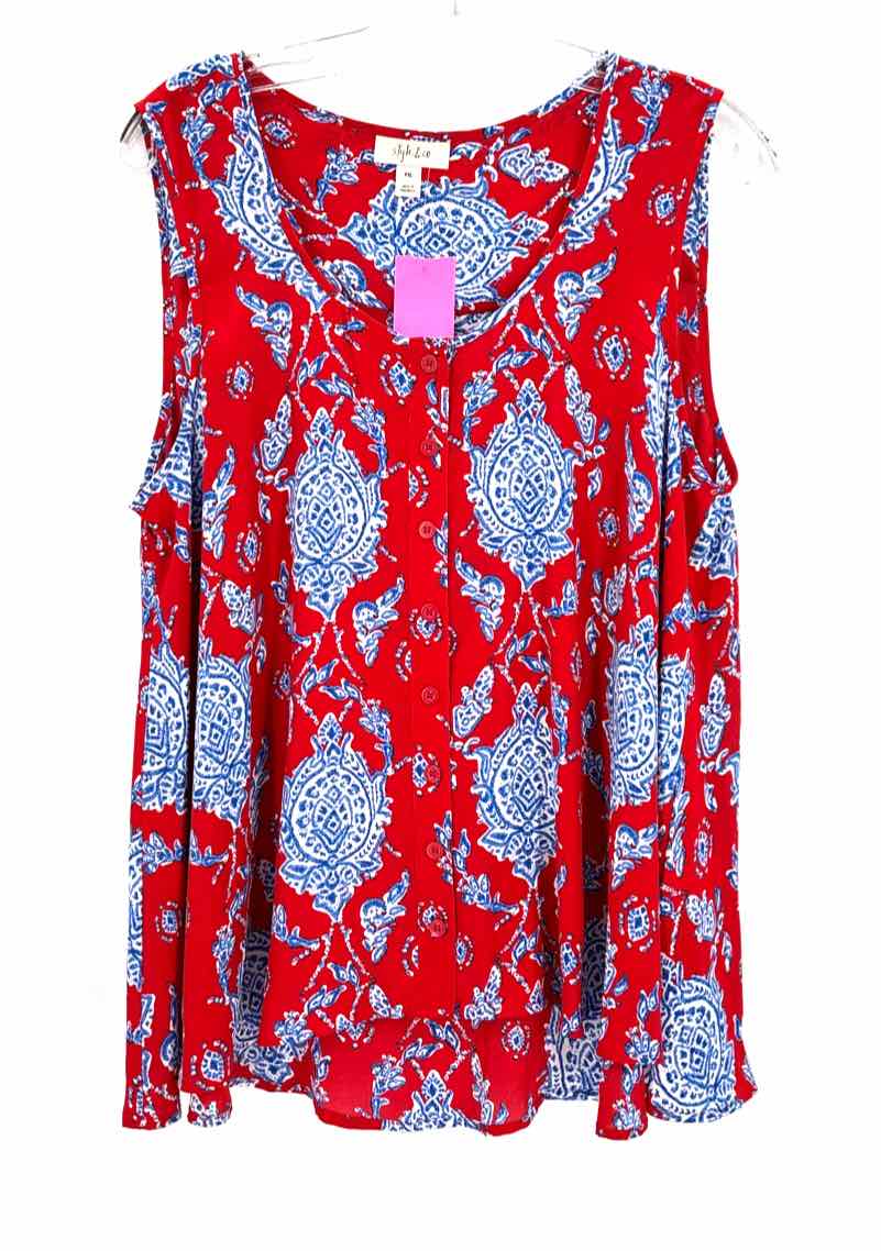 Size XL Style & Co Red Shirt