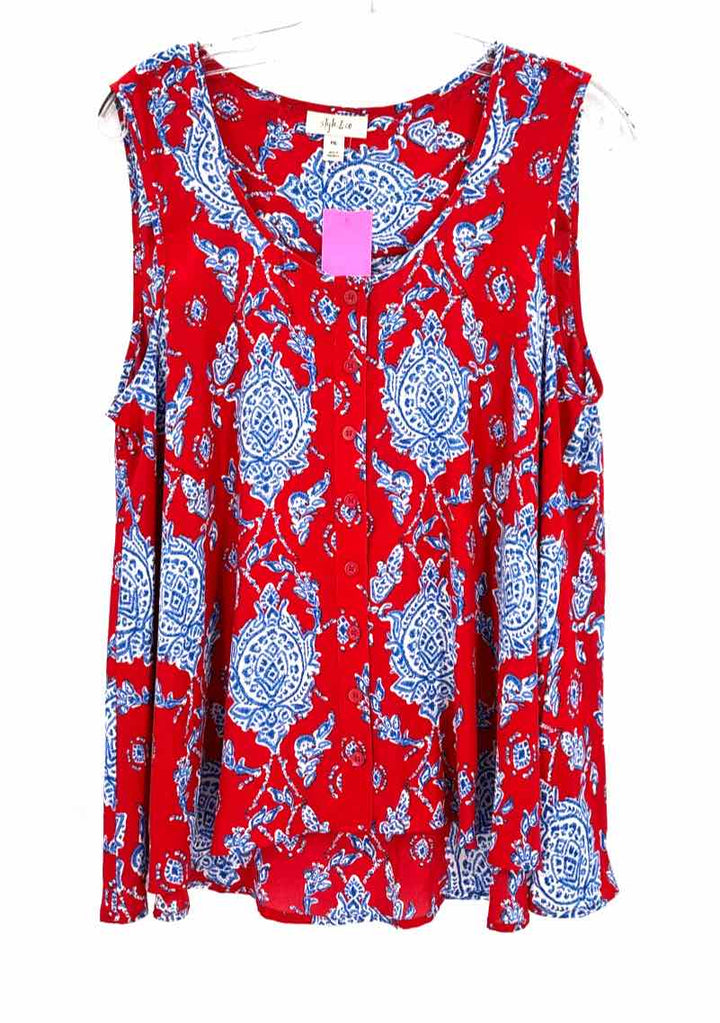 Size XL Style & Co Red Shirt