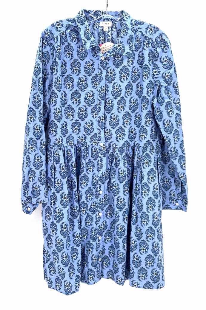 Size 12 J Crew Blue Dress