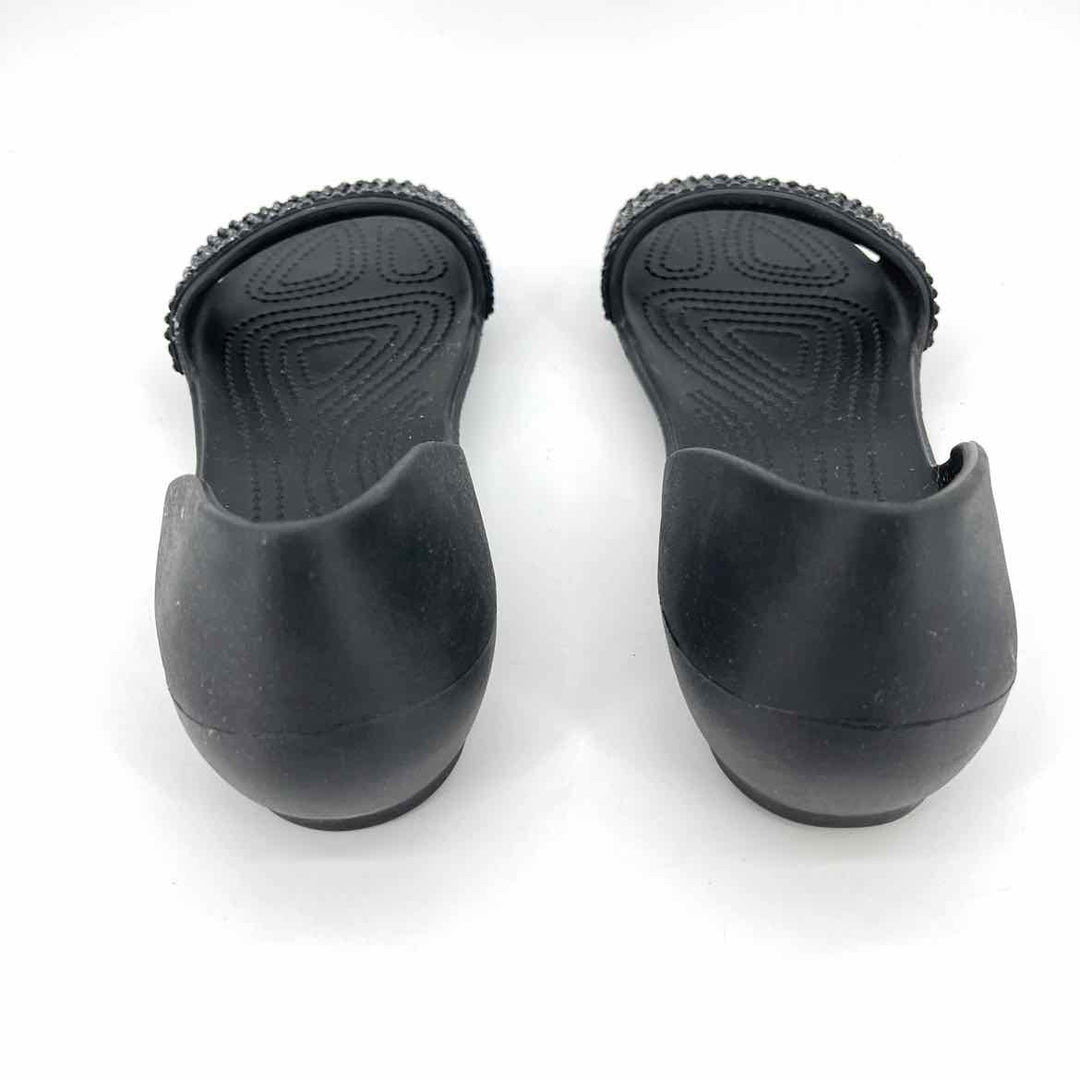 Shoe Size 10 Crocs Black Sandals