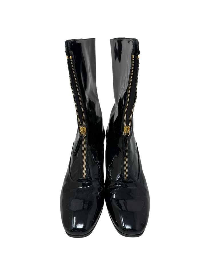 Shoe Size 38 M.GEMI Black PATENT Boots