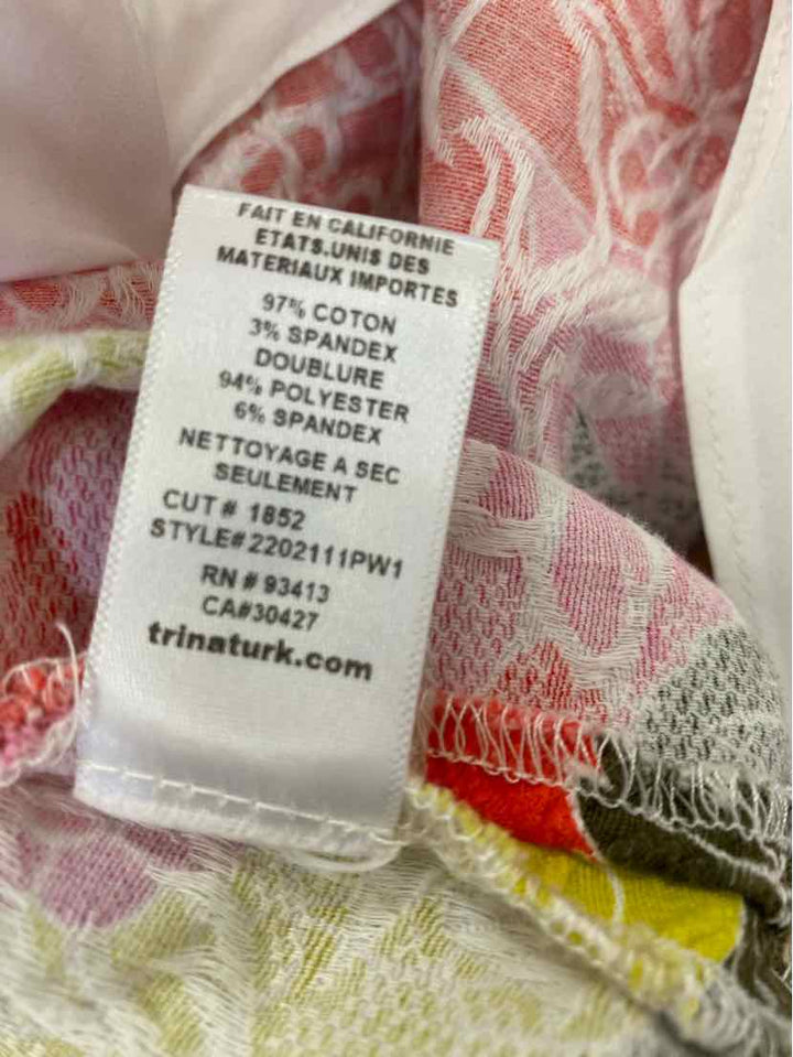Size XS TRINA TURK Multi-Color Shirt