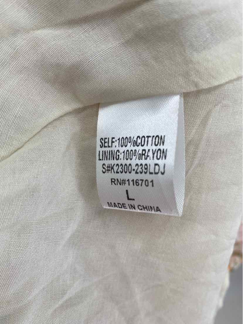 Size L KARLIE Tan Dress