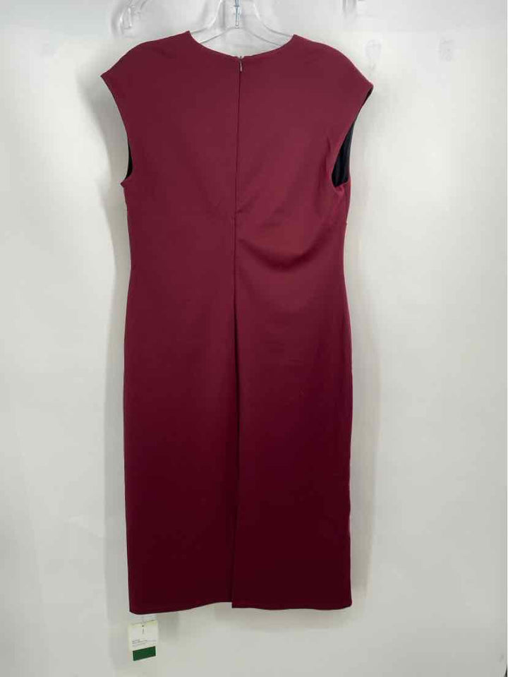 Size L HALARA Burgundy Dress
