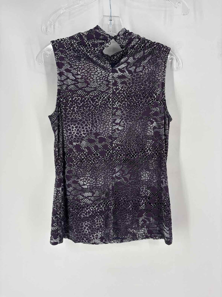 Size M TRIBAL Purple Print Shirt