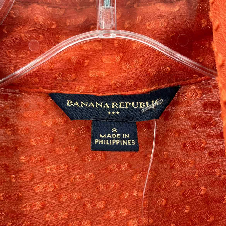 Size S Banana Republic Orange Shirt