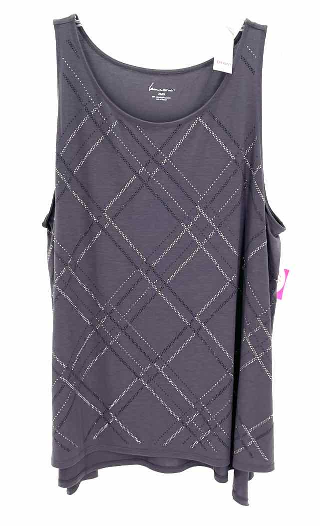 Size 22/24 LANE BRYANT Charcoal Knit Shirt