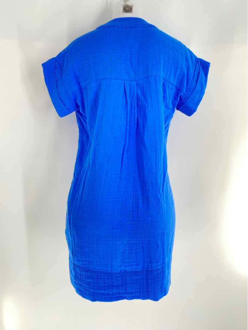 Size XS OLIPHANT Blue Cotton Dress