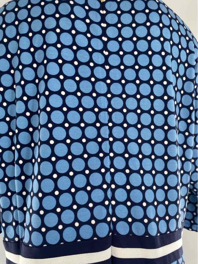 Size 2X DRAPER JAMES Blue Dress