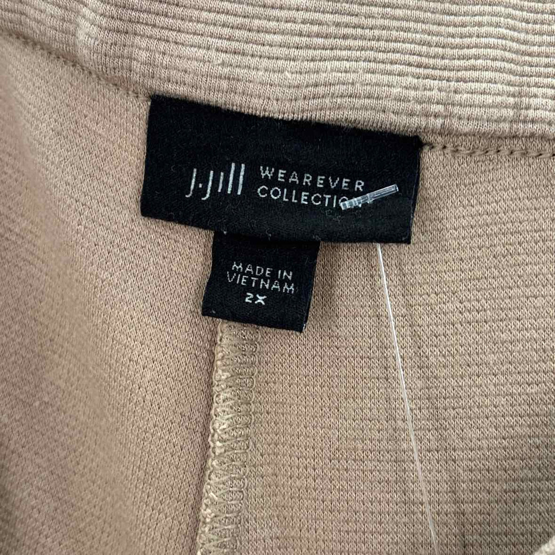 Size 2X J JILL Tan Knit Pants