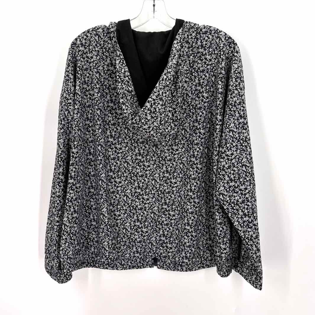 Size L J JILL Black Jacket