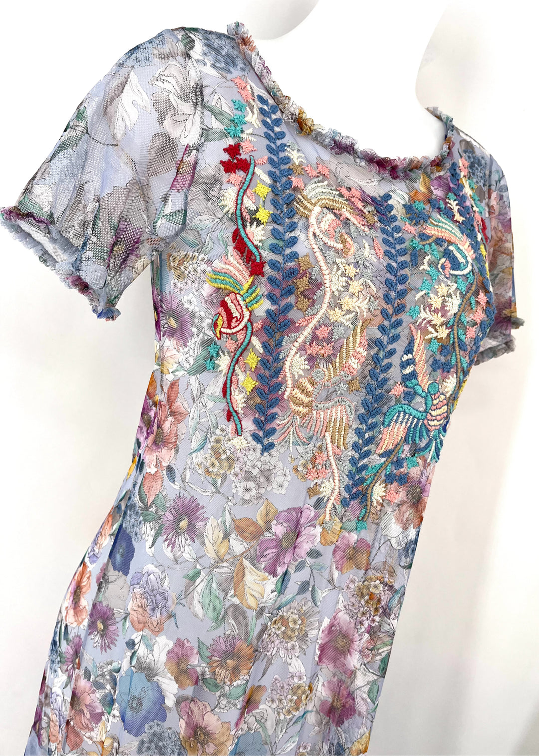 Size XS Johnny Was Blue Dress