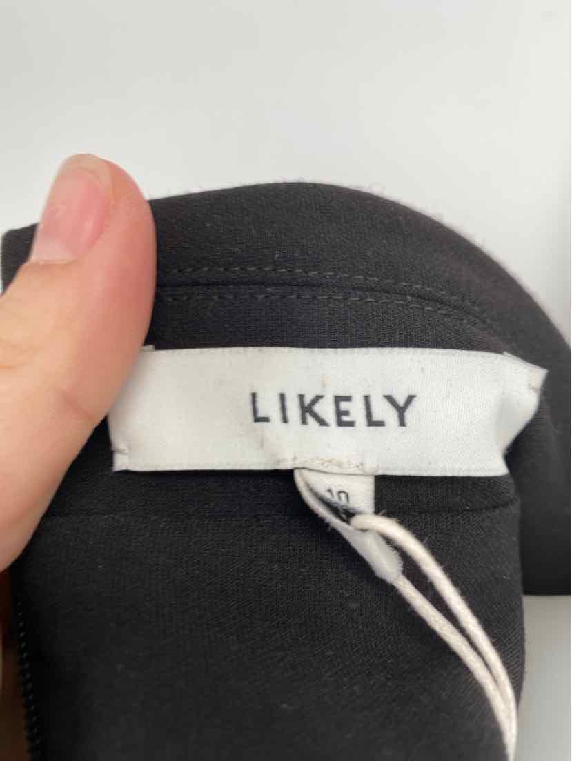 Size 10 LIKELY Black Dress