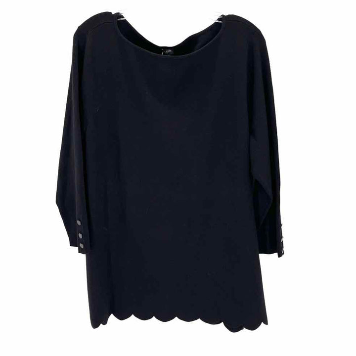 Size 2X Talbots Black Knit Sweater