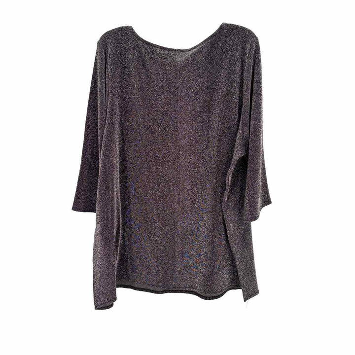 Size 3X JM COLLECTION Black Shirt