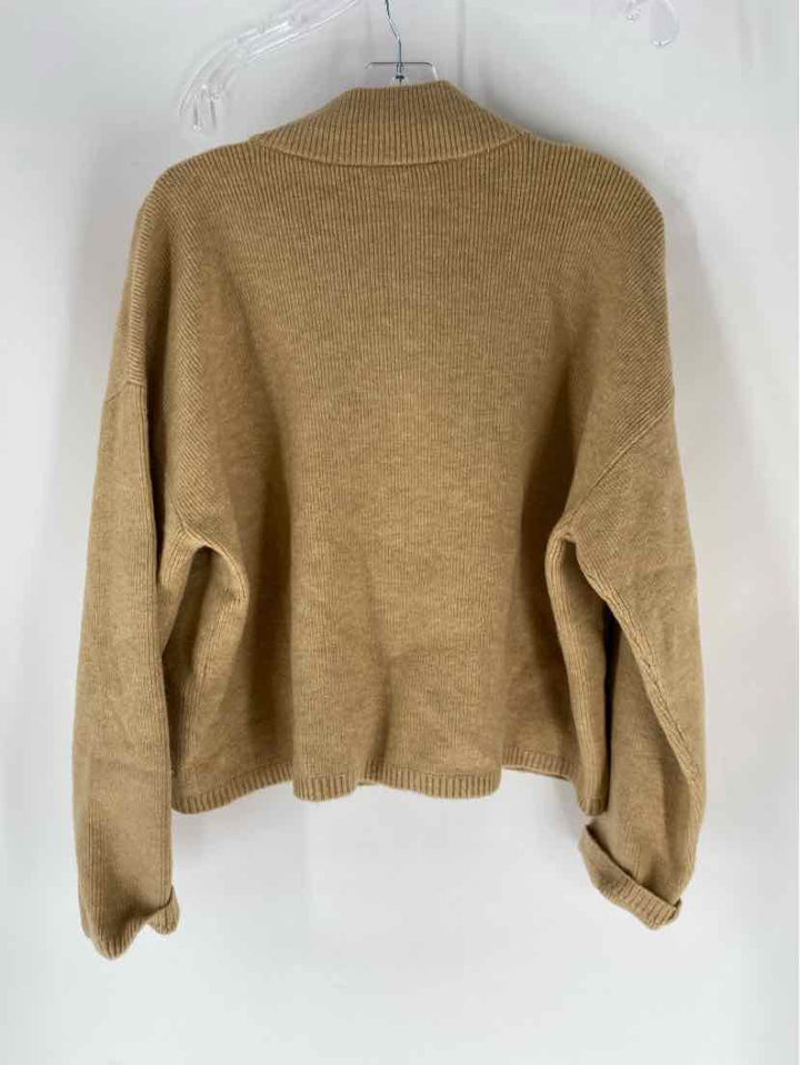 Size L Ann Taylor Tan Cardigan