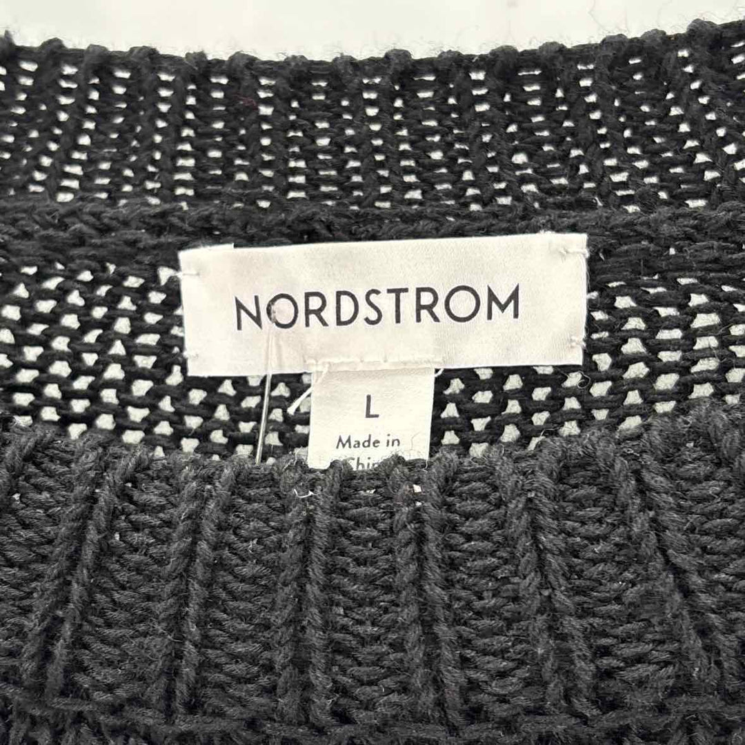 Size L Black Knit Sweater