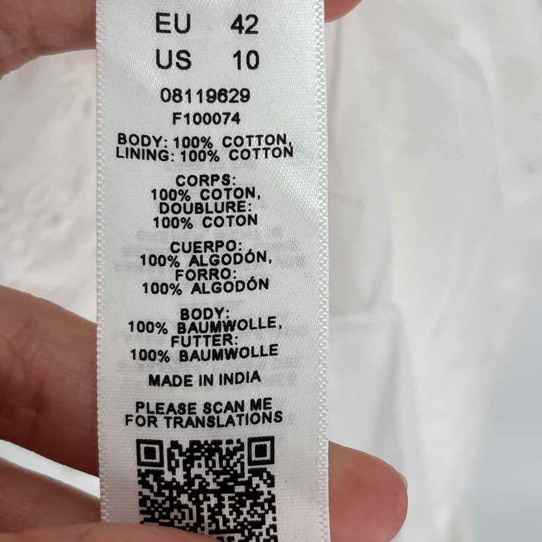 Size 10 Asos White Dress