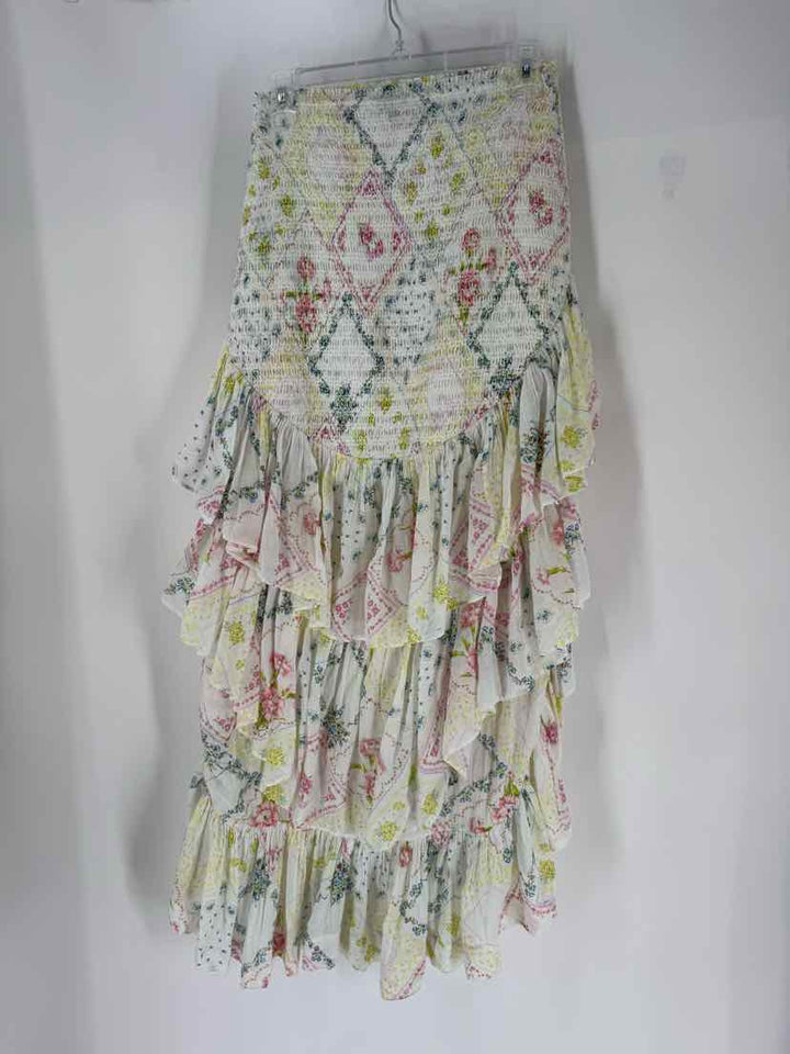 Size S LOVE SHACK FANCY Multi-Color Skirt
