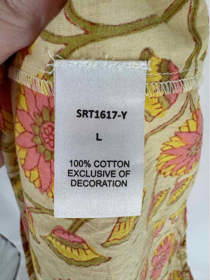 Size L THML Yellow Shirt