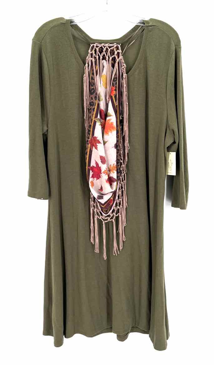 Size XXL Olive Dress