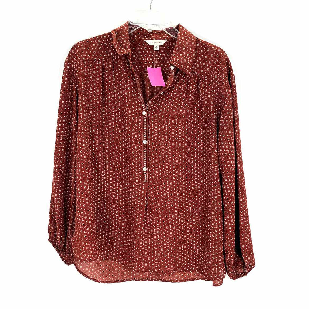 Size M MAX STUDIO Brown Shirt