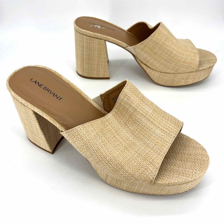 Shoe Size 12 LANE BRYANT Oatmeal Sandals