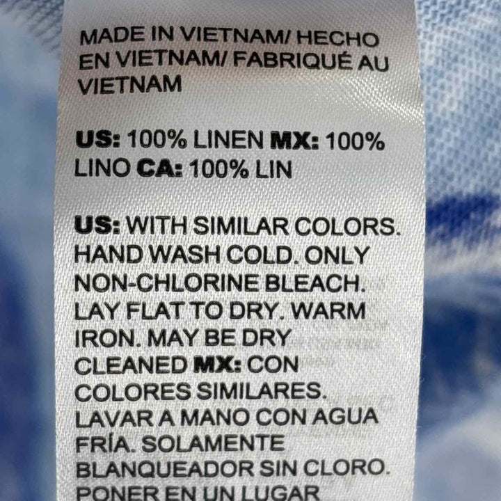 Size L Chico's Multi-Color Linen Shirt