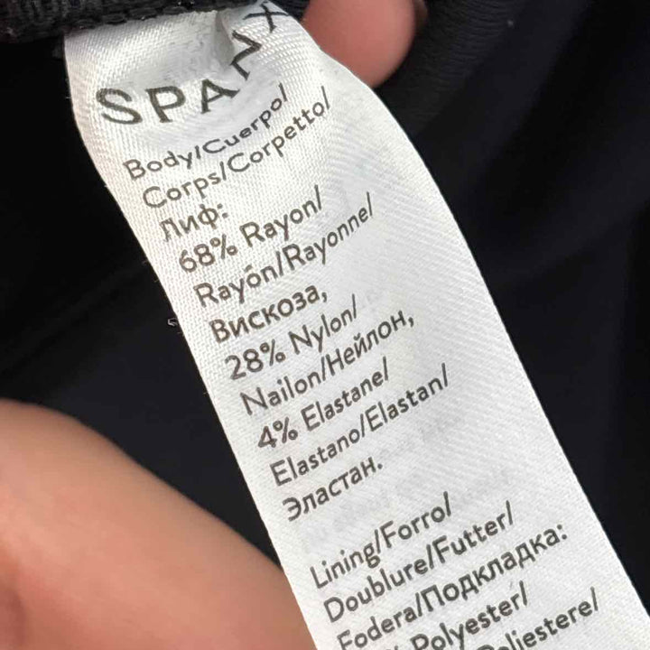 Size L SPANX Black Knit Leggings