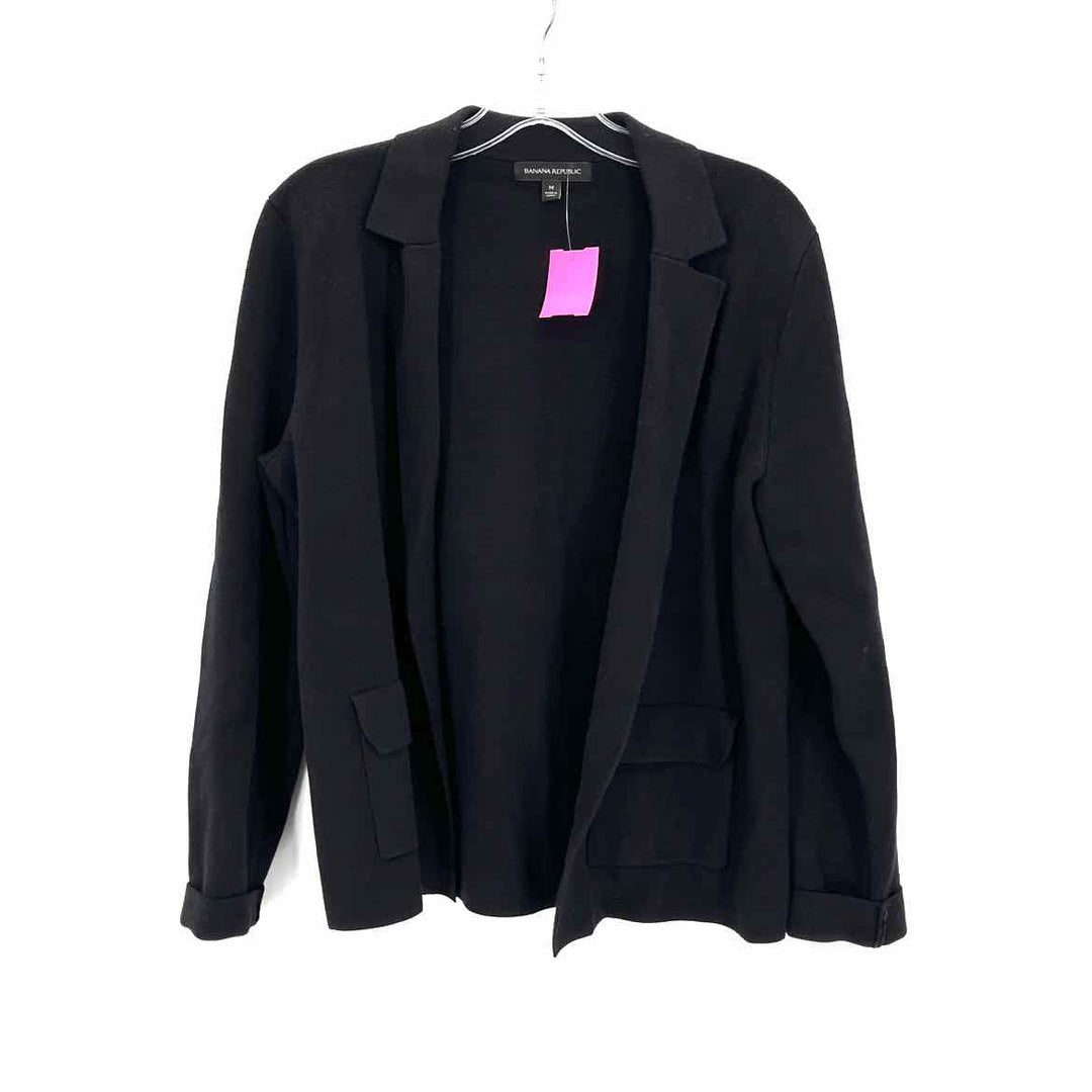 Size M Banana Republic Black Knit Jacket