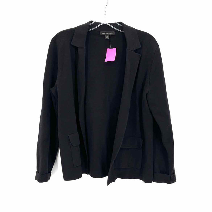 Size M Banana Republic Black Knit Jacket