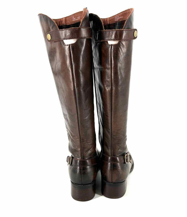 Shoe Size 8 Born Brown Leather Boots