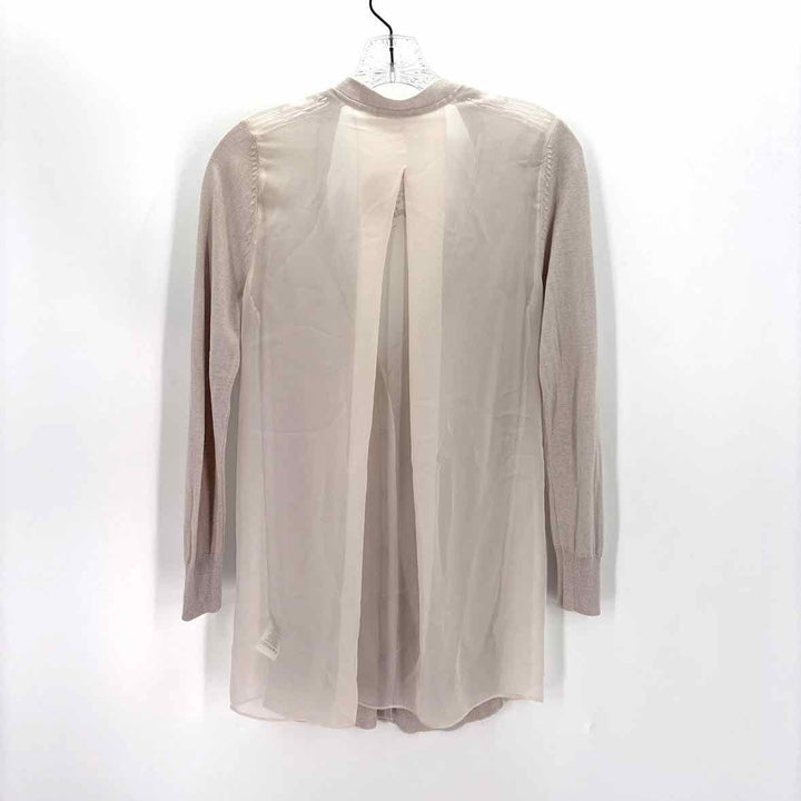 Size XS NIC + ZOE Beige Knit Pants