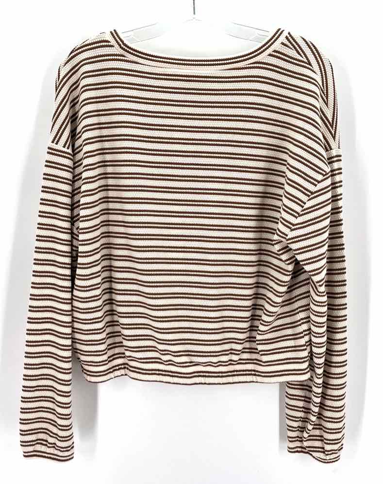 Size L Ann Taylor Tan Shirt