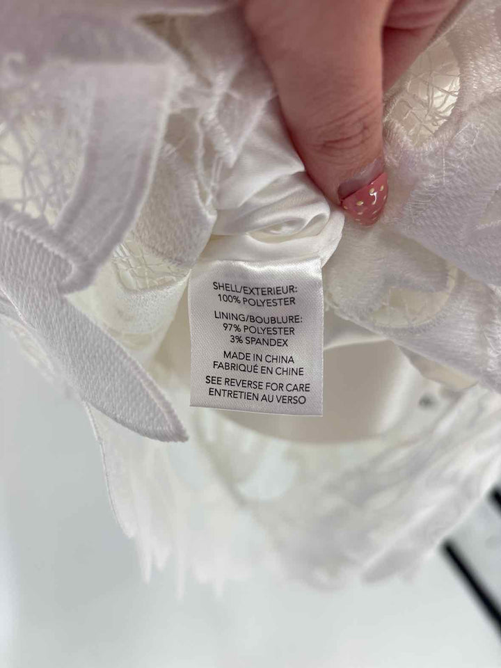 Size 4 MILLY White Lace Dress